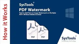 How to Apply Text or Image Watermark on PDF Files | 2019