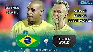 ADRIANO, RIVALDO AND OTHER BRAZILIAN LEGENDS CELEBRATED AND REMEMBERED GOOD FOOTBALL!