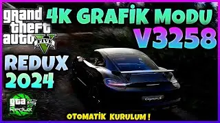 2024 REDUX 4K GRAFİK MODU | GERÇEKÇİ SİLAH SESLERİ | TANK MODU ASKER MODU |  V3258 GTA 5