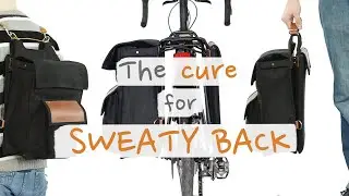 How to Solve Sweaty Back on your bike commutes | The Buro Bag | Backpack, Briefcase, Pannier