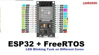 FreeRTOS ESP32 Tutorial | esp32 FreeRTOS example | Led Blinking Example