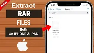 How To Open RAR Files On iPhone! 2024 [Extract  RAR]