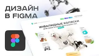 Дизайн сайта в Figma