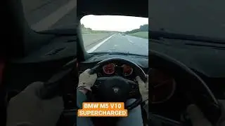 BMW M5 V10 ON GERMAN AUTOBAHN😱