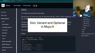 Overview of Dict, Variant and Optional in Mojo🔥