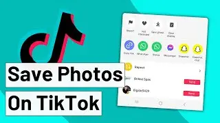 How to Save Photos on TikTok - Save Wallpaper on TikTok