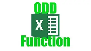 How To: Use The ODD Function in Excel