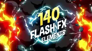 2D Effects Animation For After Effects  ✅ 140 Flash FX Elements V3