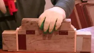 Сборка рамок для улья Удав, пневмостеплером.