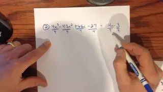 Synthetic Division (leading coefficient not equal to 1)