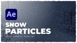 Snow Fall Particles | After Effects Tutorial [EASY METHOD]