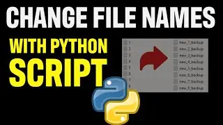 Change file names in bulk with Python