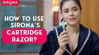 How To Use A Cartridge Razor? | Sirona 4 Blade Cartridge Razor | Sirona Hygiene