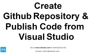 How to Create Github Repository and Push All Project Code to Github from Visual Studio 2019 or 2017?