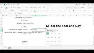 Enter Date Field in Excel