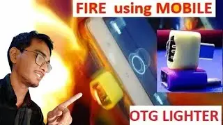 Mobile LIGHTER From OTG || Using Resistor Nichrome wire 