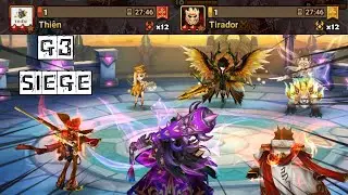 G3 SIEGE : Thiên / Tirador - Might Have OVERCOOKED a Little Bit on This One... - Summoners War