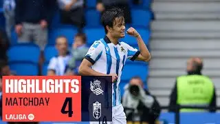 Resumen de Real Sociedad vs Granada CF (5-3)