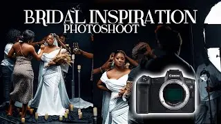 Bridal Inspiration Photoshoot - Behind the Scenes - Canon EOS R - 50mm 1.2 Godox AD600BM