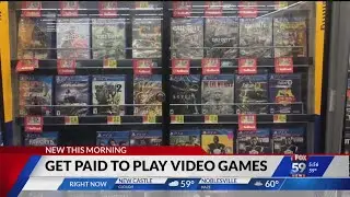 Get paid to play video games