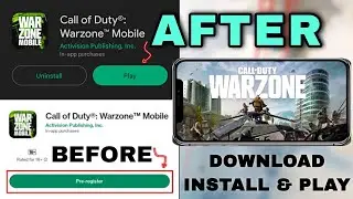 COD WARZONE MOBILE DOWNLOAD | HOW TO DOWNLOAD CALL OF DUTY WARZONE ON ANDROID DOWNLOAD INSTALL PLAY