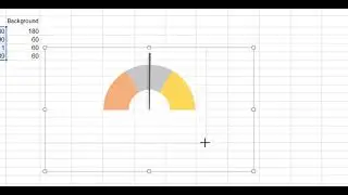 How to Create the 180-degree Gauge Chart in Excel - Part 6