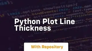 python plot line thickness