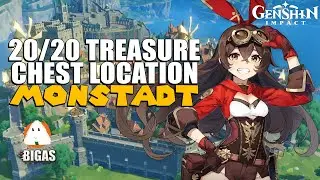ALL Monstadt Chest Location Guide ( 20/20 Treasure Chest) | Genshin Impact