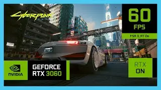 Testing Cyberpunk with FSR Frame Generation Mod on the RTX 3060 Laptop!