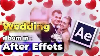 Wow, look at the movement of the photos in the wedding album in After Effects