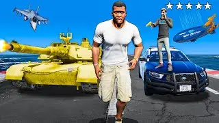 Surviving 1000 Star Wanted Level with MrBeast in GTA 5