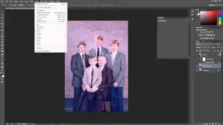 Photoshop CC: Repair Faded (Color Cast) Picture