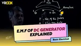 EMF of DC Generator Explained | Easy Concept for Beginners | KCET, IIT & NEET Aspirants | Vrook