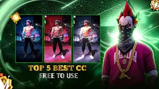 Top 5 HD Quality CC | Free Fire HD Quality CC Pack | Free Fire Best CC Pack | Free To Use 💯