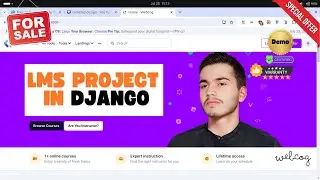 Learning Management System (LMS) Project in Django | Showcase Project | Available For Sale