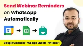 How to Send Webinar Reminders on WhatsApp Automatically - Google Calendar, Google Sheets & WhatsApp