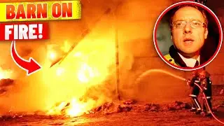Farm Fire Rages While Owners Are On Holiday