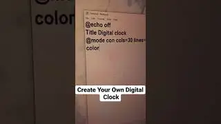 Create Digital Clock Using Code 👨‍💻 