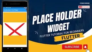 Place Holder widget in Flutter || flutter widgets