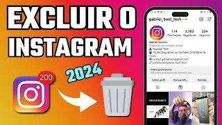 COMO EXCLUIR CONTA DO INSTAGRAM - 2024 Guia Completo