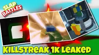 Killstreak 1000 KILLS PHASE LEAKED! + Cube Of Life | CLONING GLOVE?!| Slap Battles Roblox