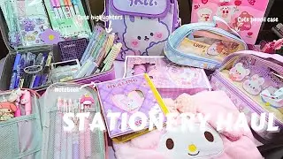 Cute & Aesthetic Stationery Haul💜🌸| ft. Journalsay