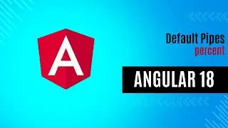 Default Pipes | percent pipe | Angular 18 | Angular