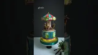 Вращающийся торт карусель. Spinning cake