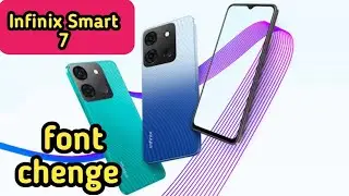 Font Setting In Infinix Smart 7, Font Size Change In Infinix Smart 7, How To Change Font Style