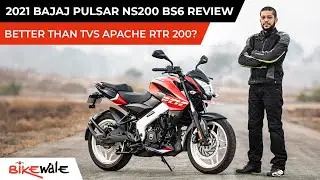 New Bajaj Pulsar NS200 BS6 Review | Is It Better Than TVS Apache RTR 200 4V |BikeWale