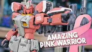 MG Gundam Amazing Pink Warrior - Custom Gunpla Final Review!