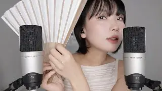 ASMR | Wood Tapping & Whispering Sound