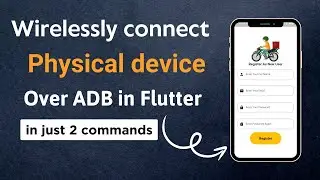 How do I connect a device to flutter adb? || How to run Flutter app Wirelessly || flutter adb