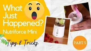 Troubleshooting your portable blender - Nutriforce Mini - Tips & Tricks #5